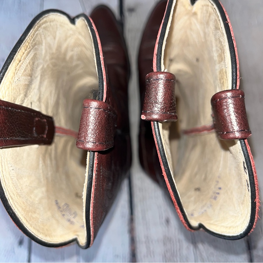 ✅SOLD✅ Dan Post Western Leather Cowboy Boots - Picture 9 of 17